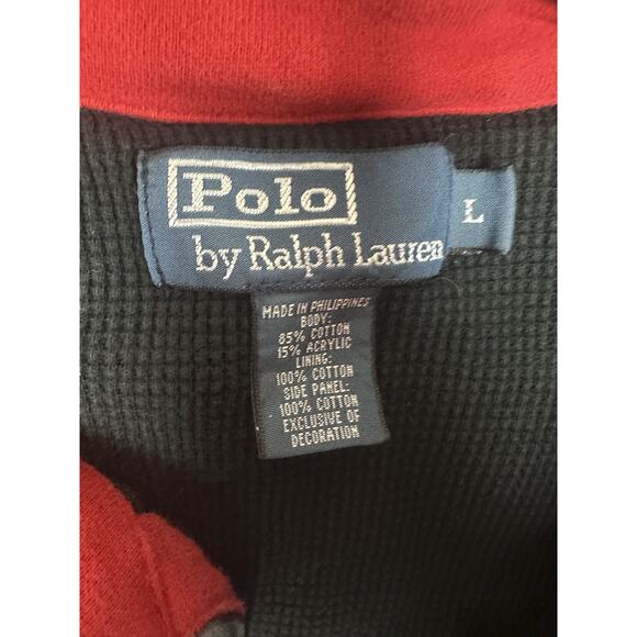Polo Ralph Lauren Vest Italia Italy Snap Front Puffer Challenge Cup Men's Large - Picture 3 of 16